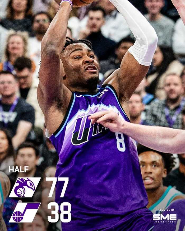 爵士半场落后39分！雷记提醒：历史纪录是雷霆惨败灰熊73分